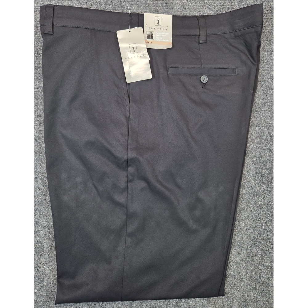 NEW PGA Tour Golf Pants Mens 42x32 Black